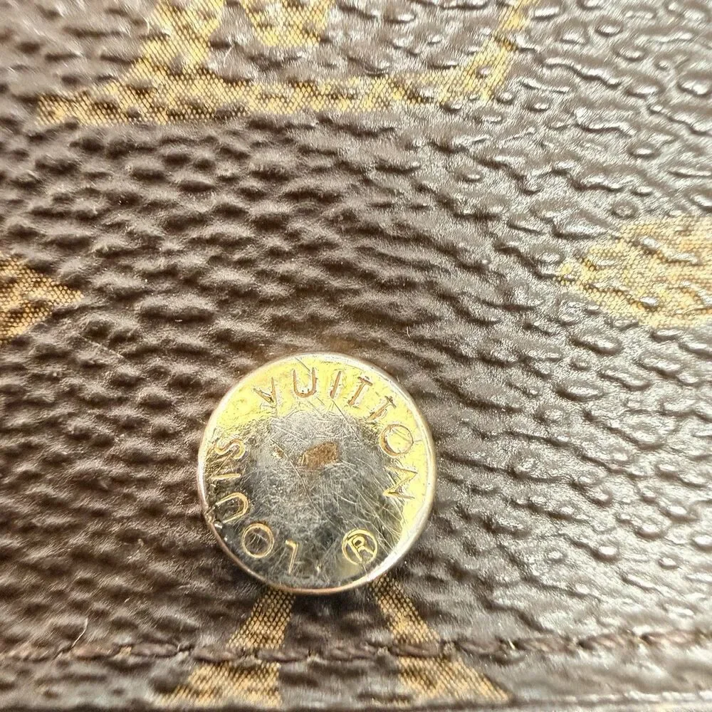 Louis Vuitton Vintage Monogram Key Holder Small Trifold Coin Pouch Wallet